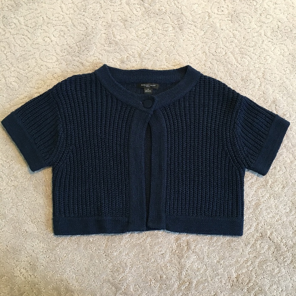 Cute Chunky Knit Crop Cardigan